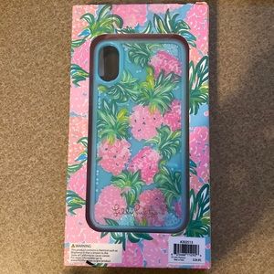 Lilly Pulitzer Glitter X/XS iPhone Case